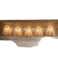 Halloween Glowing Lace Ghost String Lights for Home and Garden Party Decor
