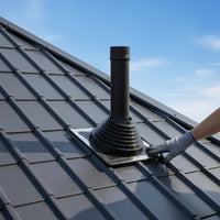 Roof tube Flashing Heat Resistant Silicone Roof Flashing Stepped Cone Square Base tube Boot