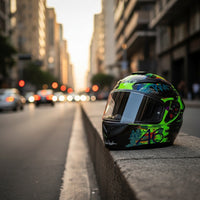 Aerodynamic Full Face | Ventilated, Full Face Helmet, for Karting