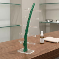 Acrylic Eyeglasses Display Stand Transparent Vertical Eyewear Display Rack
