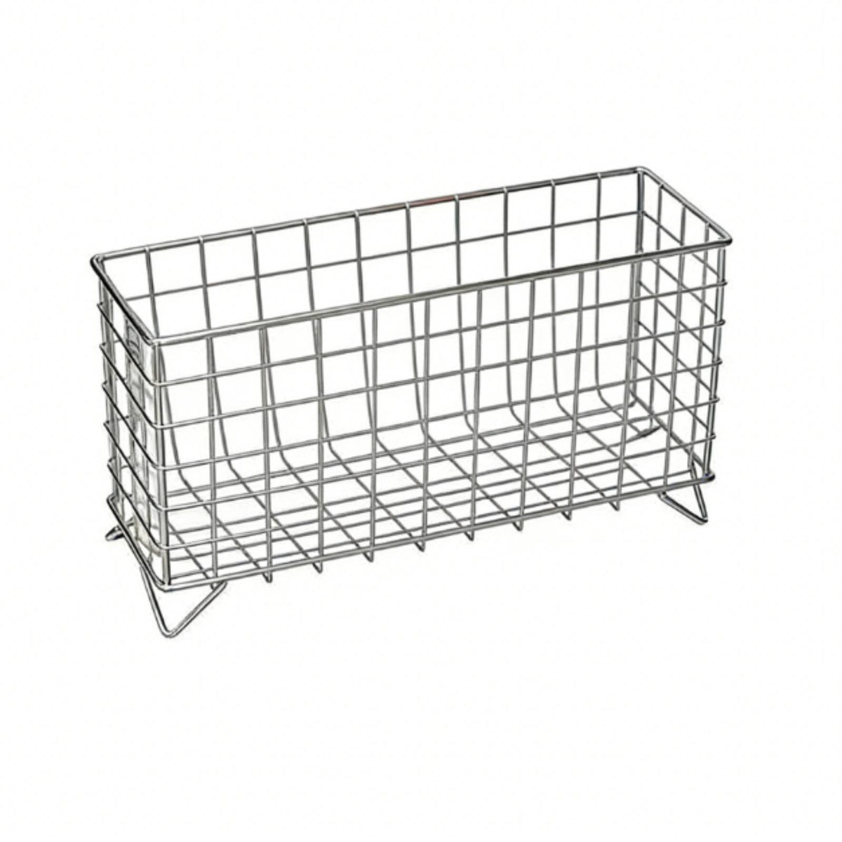 Mesh Basket with Wooden Handles Rust-Resistant Wire Container for Women, Parents