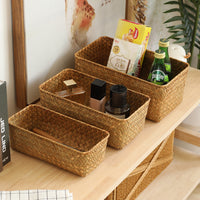 Woven Storage Basket for Desk and Household Organization