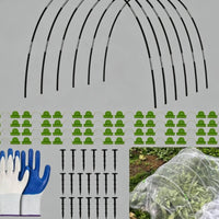 30 Pieces Greenhouse Hoop Support Kit Curved Greenhouse Hoop Kit for Netting