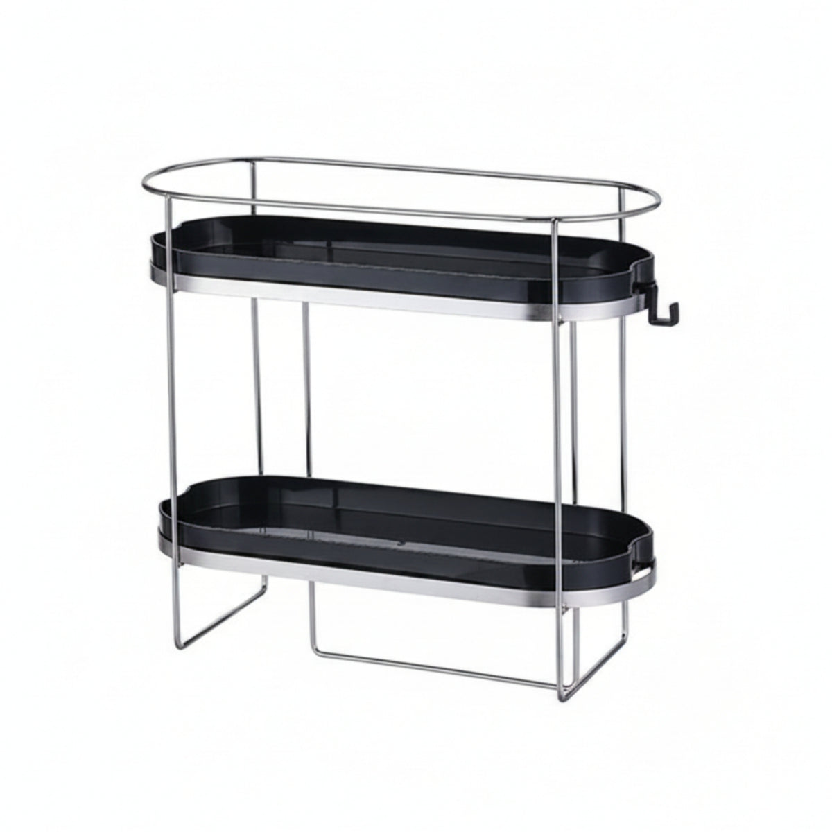 Over-the-Toilet Storage Rack Compact 2-Tier Bathroom Shelf Rustproof