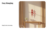 Crystal Raindrop Ornament Light-Reflecting Glass Icicle Ornament Elegant Design