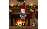 Nutcracker Days Until Christmas Calendar Freestanding Wooden Nutcracker Hand-Painted Calendar Ornament for Mantel