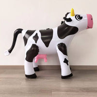 Inflatable Cow PVC Farm Decor Easy to Inflate