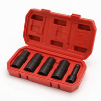 5 Pieces Impact Socket Set  Double-Headed Socket Set Resistant Tool for Mechanics, Garage