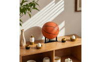 Scratch-Resistant Triangular Ball Stand Transparent Sports Ball Display Stand Practical Low-Profile for Shelves, Shop Counters