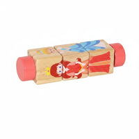 Reasoning Thinking Rotating Creature Brain Teaser Fine Movement Skills Baby Grasp Brain Teaser Blocks Hand-Eye Coordination Toddler Wooden Rotator Toy Early Learning for Babies, Toddlers, Playtime