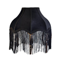 European Style Fabric Lampshade with Fringe, Universal Fit for Table Lamps, Red Plaid