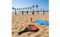 Carbon Fiber Beach Racket Ergonomic Grip Professional Sand Court Paddle Sport Paddle High Spring Responsive Tennis Paddle for Adults, Competition
