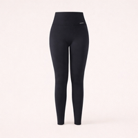 High Waist Gym Leggings for Women with Compression Design, Moisture Wicking Running in Nylon Spandex Blend for Outdoor Sports and Workouts