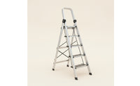 Non-Slip Safety Folding Step Ladder Double-Sided Folding Step Ladder Sturdy Portable for Closet