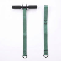 Adjustable Forearm Strap with Foam Handle Non-Slip Forearm Training Strap Lightweight Grip Training Handle Portable for Athletes, Home Gym