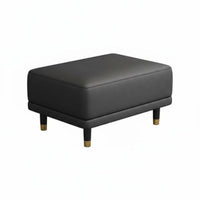 Square Upholstered Footstool Hardwood Wood Legs Upholstered Cube Stool Multi-Functional small-sized Size for Homeowners