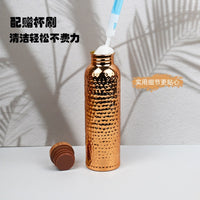爆款锤击纹理运动镀铜旅行镀铜水杯户外便携健身水壶