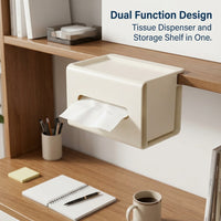 Car Tissue Box Holders for and Home Use, Removable Hanging Bathroom Holder and Paper Dispenser, Wall with Geometric Pattern