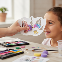 Kids Face Painting Stencils DIY Makeup Templates for Stage and Parties