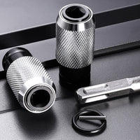 Knurled Electric Wrench Adapter with Metal Wrench to Hammer Adapter Compatible Secure for Workshop