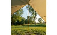2 Pieces Aluminum Tent Poles Lightweight Foldable Tent Poles Quick Setup for Camp, Backpackers, Camping, Backpacking