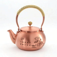 Copper Teapot Stovetop Tea Vessel Traditional