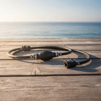8mm Outboard Fuel Line with Primer Bulb Oil-Resistant Fuel Line with Primer Bulb Flexible for Boaters, Boats