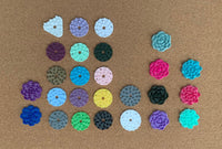 Round Button Acupressure Mat and Pillow Set