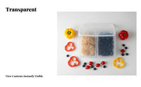 Multi-Compartment Snack Tray Large Capacity Bento Box spill-resistant for Party Hosts
