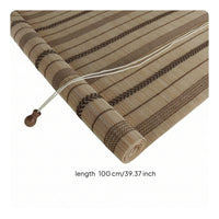 Bamboo Roller Blind Light Filtering Bamboo Roller Shade Adjustable for Sunroom