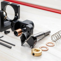 35 Mm Hinge Hole Jig Easy to Use 35mm Hinge Boring Clamp Adjustable Cabinet Door Hole Drill Jig for Woodworkers, Carpenters