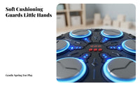 Built-in Speaker Wall Mounted Electronic Punching Target Adjustable Speed Modes Wall Mounted Music Boxing Machine Digital Hit Counter Smart Reaction Training Machine Shock Absorbing Pads for Children, Beginners, Adults, Home