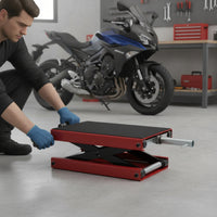 Motorcycle Scissor Lift Jack Heavy Duty Motorcycle Scissor Lift for Mechanics, Home Workshop