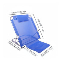 Adjustable Bed Backrest Heavy Duty Sit up Support Aid Foldable Design Folding Backrest Lounger for Elderly, Bedridden Patients, Hospital, Outdoor