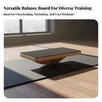 Cheerleading Balance Board Portable Design Cheer Athlete Acrobatic Stand Cheer Athlete Stand Non-Slip Surface for Flyers