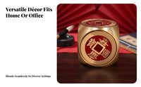 Chinese-Style Character Detailing Rotating Ornament Home Decor
