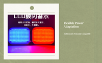 Two-tone LED emergency light, easy install