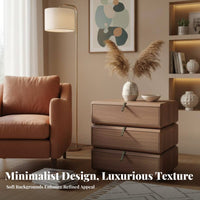 Minimalist aesthetic 3-Tier Rotating Side Table Modern Aesthetic Multi-Tier Organizer Italian-Inspired Nightstand Space-Saving for Interior Design Lovers, Homeowners, Guest Room, Dormitory, Hallway, Nursery