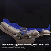 Reclining Highspine-Supporting Chair with Footrest Height Adjustable Highspine-Supporting Recliner with Footrest 360° Rotate