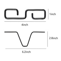 Universal Fit V-Shaped Gutter Adapter Heavy Duty Rain Chain Hanger Hook Gutter Outlet Mount
