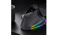Vertical Ergonomic Mouse Wireless Mouse with Color Display Rechargeable Type-C for Office Workers, Laptop Users, Desk Setups