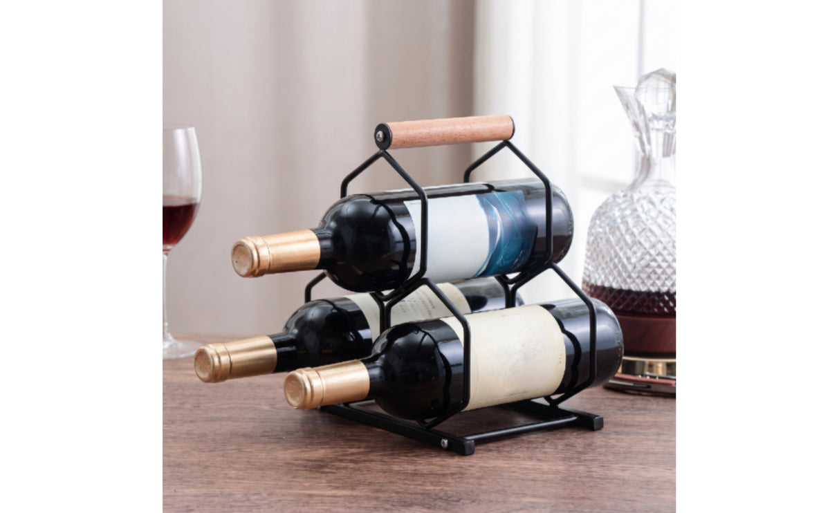 Metal Tabletop Vino Rack