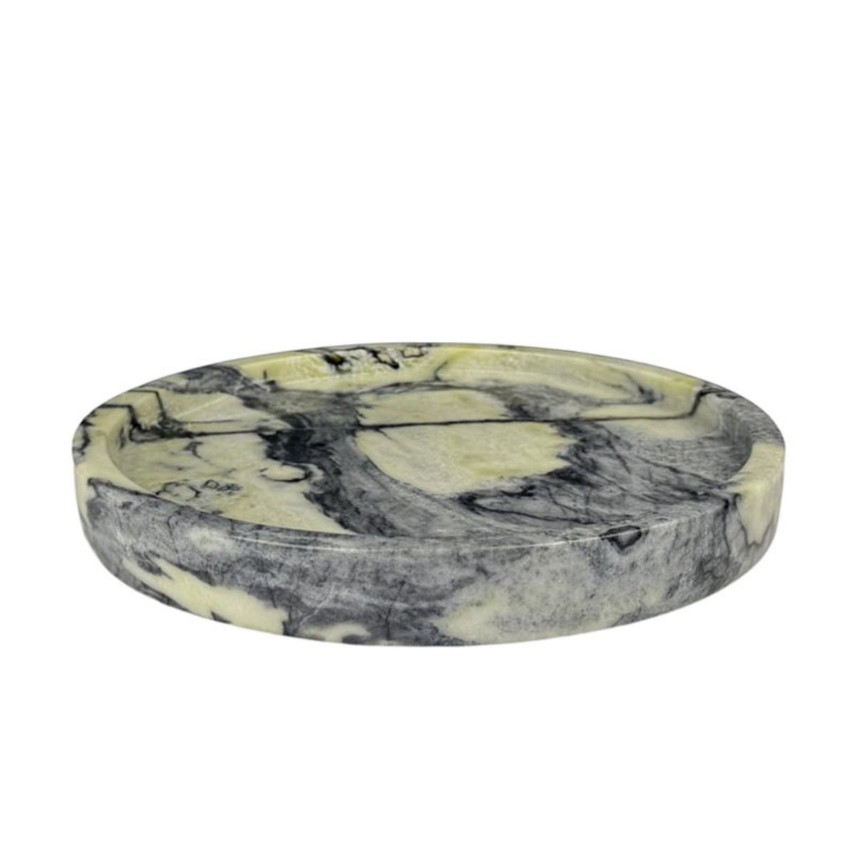 Marble Tray Decorative Marble Bowl Multipurpose Decor for Coffee Table