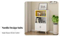 With Optional Doors interchangeable Cube Organizer customizable Combination storage shelving unit Customizable Configuration Storage Cabinet Modern aesthetic for Students, Apartment Dwellers, Homeowners, Living Room, Bedroom, Office