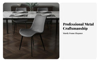Armless Molded Shell Chair Modern Design Indoor Seating Multi-Purpose Sturdy Construction for Office Workers, Homeowners, Adults, Conference Room, Study, Cafe, Bedroom