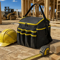 Tool Organizer Bag Multiple Pockets Carpentry Tool Bag Lightweight for Workshop