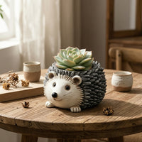 Hedgehog Planter Whimsical Plant Pot Creative for Tabletop, Windowsill