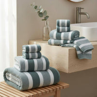 8 Pieces Washroom Towels High Absorbent Home Textiles for Couples