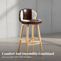 Upholstered Lowrear High Stool Modern and Design Upholstered Stool with Supportrest Stable Frame Ergonomic Design for Restaurant