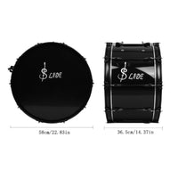 Black Marching Drum Adjustable Band Gear for Procession